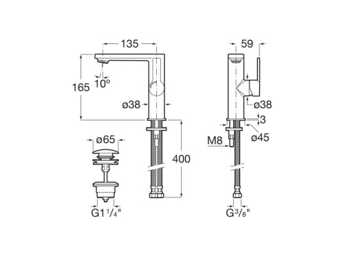 Roca A5A405FC00 rys.  BudoHurt.com Łódź.jpg
