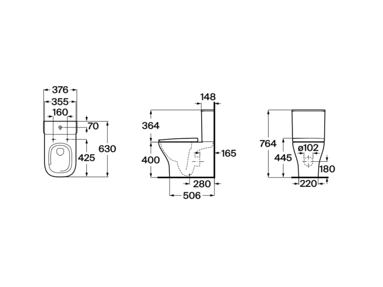 Roca A341V11000 rys.  BudoHurt.com Łódź.jpg