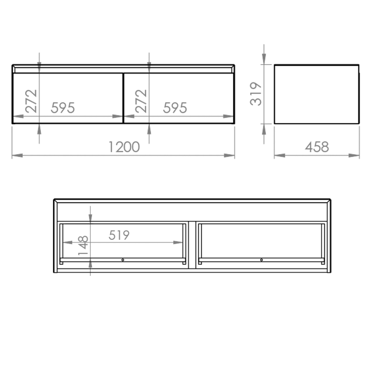 Elita Komoda Split Slim 120 2s rys. BudoHurt.com Łódź.png
