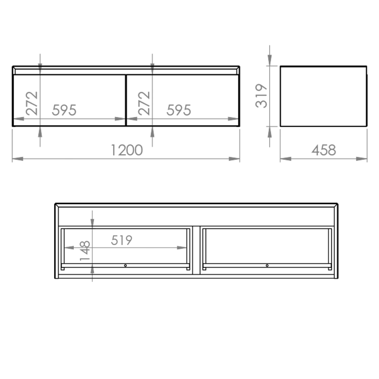 Elita Komoda Split Slim 120 2s rys. BudoHurt.com Łódź.png