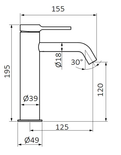 GRB Time Bateria umywalkowa Male XL rys.png