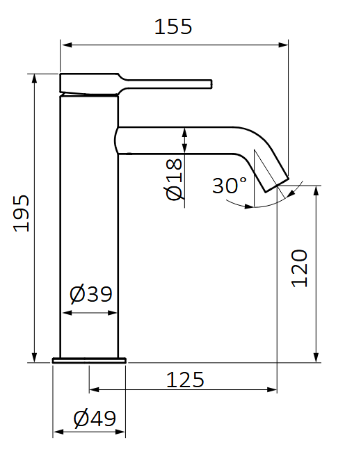 GRB Time Bateria umywalkowa Male XL rys.png