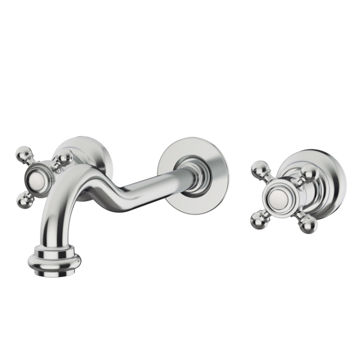 GRB CLASSICAL 1866 Bateria umywalkowa podtynkowa, Chrom. 224190  BudoHurt.com Łódź.png