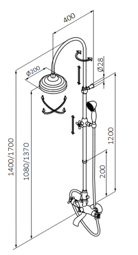 GRB CLASSICAL Zestaw wannowo-natryskowy termostatyczny.png
