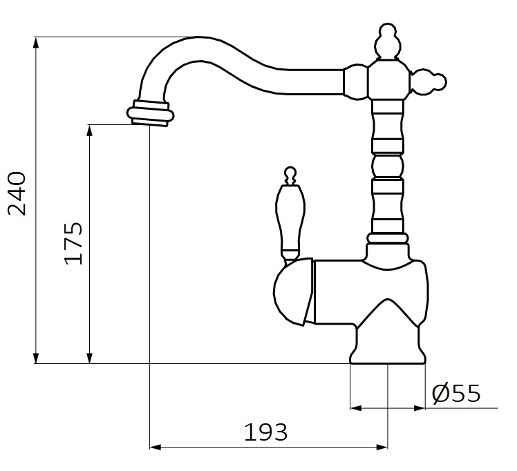 GRB CLASSICAL Retro 1866 Bateria umywalkowa z korkiem rys.png