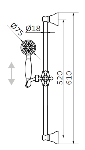 GRB Zestaw drążek natryskowy Classicla + słuchawka 1866 rys.png
