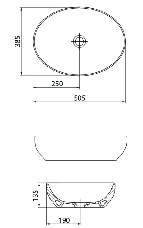 Meissen Keramik Umywalka nablatowa FARVA 50x38 elipsa rys.png