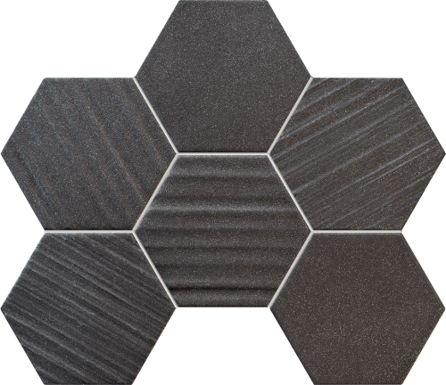 Tubądzin Mozaika ścienna Horizon hex black 28,9x22,1 BudoHurt.com Łódź.png