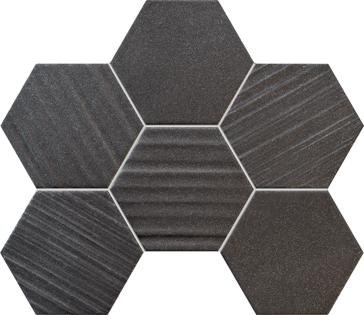 Tubądzin Mozaika ścienna Horizon hex black 28,9x22,1 BudoHurt.com Łódź.png