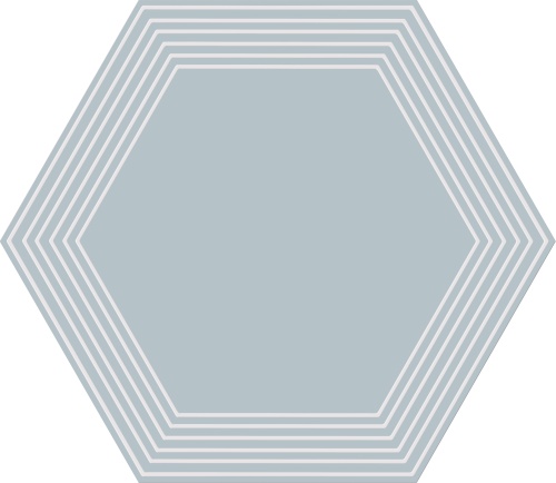 Tubądzin Dekor gresowy Cielo e Terra Blu Geometry 2 MAT 22,1x19,2x0,6 BudoHurt.com Łódź.jpg