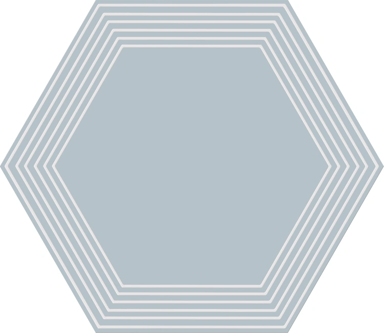 Tubądzin Dekor gresowy Cielo e Terra Blu Geometry 2 MAT 22,1x19,2x0,6 BudoHurt.com Łódź.jpg