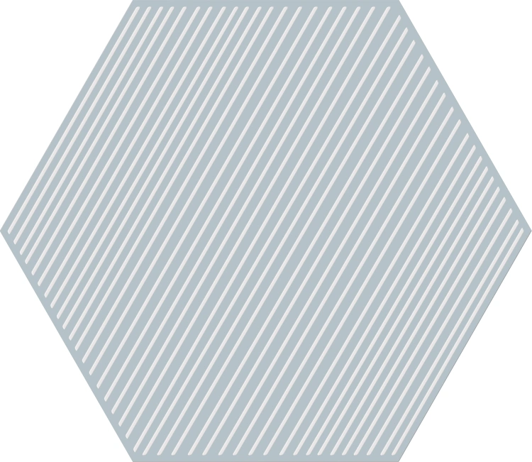 Tubądzin Dekor gresowy Cielo e Terra Blu Geometry 3 MAT 22,1x19,2x0,6   BudoHurt.com Łódź.jpg