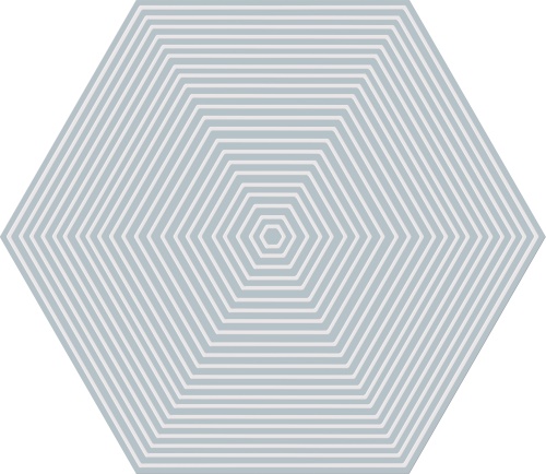 Tubądzin Dekor gresowy Cielo e Terra Blu Geometry 1 MAT 22,1x19,2x0,6 BudoHurt.com Łódź.jpg