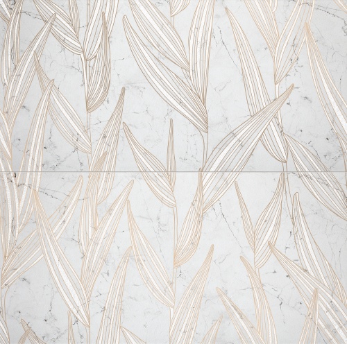 Domino LILY LEAVES DEKOR ŚCIENNY 2-ELEMENTOWY 59,8X59,8 BudoHurt.com Łódź.jpg