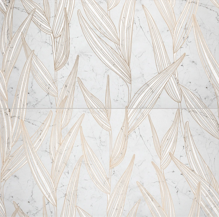 Domino LILY LEAVES DEKOR ŚCIENNY 2-ELEMENTOWY 59,8X59,8 BudoHurt.com Łódź.jpg