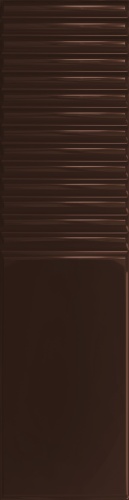 Tubądzin Groove brown 2 gloss STR 29,8x7,8x1 BudoHurt.com Łódź.jpg