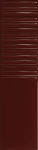 Tubądzin Groove burgundy 2 gloss STR 29,8x7,8x1 BudoHurt.com Łódź.jpg