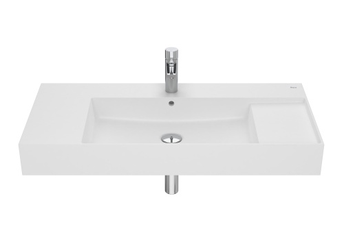 Roca INSPIRA SQUARE Umywalka 100x49 FINECERAMIC®, BIAŁY MAT. A32752A620  BudoHurt.com Łódź.jpg