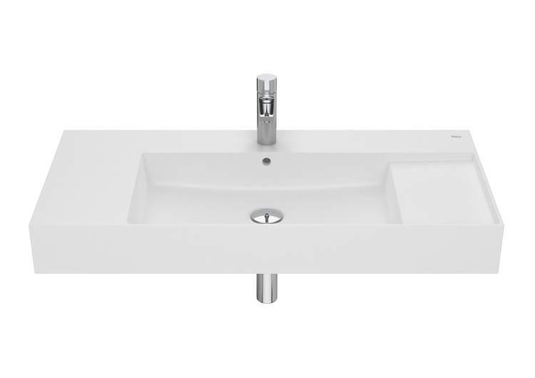 Roca INSPIRA SQUARE Umywalka 100x49 FINECERAMIC®, BIAŁY MAT. A32752A620  BudoHurt.com Łódź.jpg