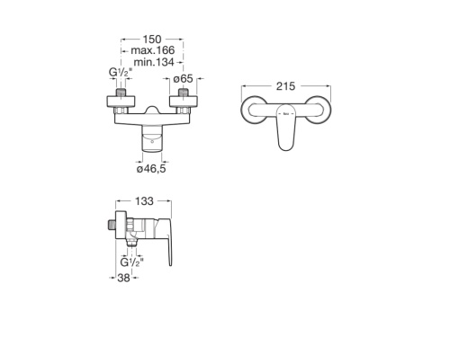 Roca A5A204FNB0  rys. BudoHurt.com Łódź.jpg