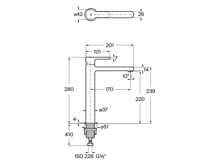 Roca A5A349HC00  rys. BudoHurt.com Łódź.jpg