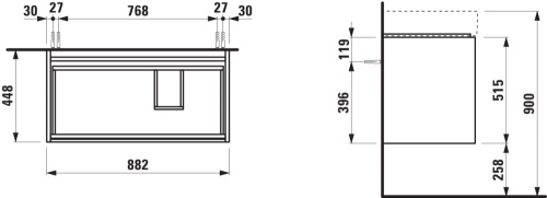 Laufen H4076080336411 rys. BudoHurt.com Łódź.jpg