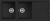 Zlewozmywak ELLECI Best 500 K86 Black Keratek  BudoHurt.com.png