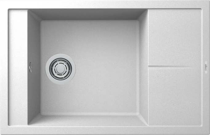 Zlewozmywak Elleci UNICO 305 G68 Bianco GRANITEK. LGU30568  BudoHurt.com.png