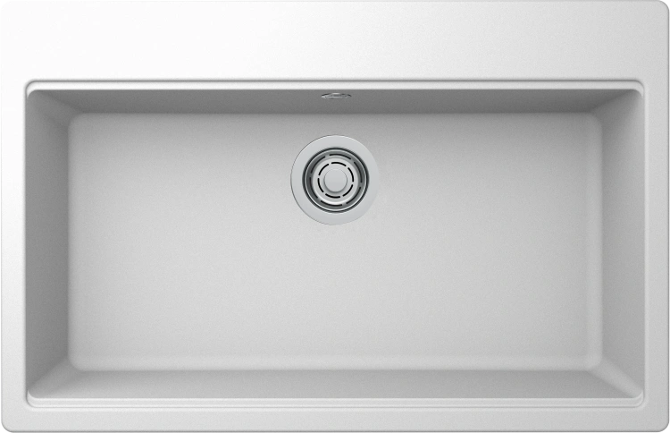 Zlewozmywak Elleci Time 130 G68 Bianco GRANITEK. LG213068FIXCI  BudoHurt.com.png