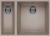 Zlewozmywak podwieszany Elleci Quadra 150 G43 Tortora GRANITEK. LGQ15043BSO BudoHurt.com .jpg