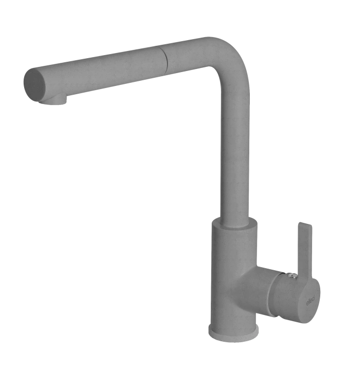 Elleci SHELL PLUS C02 Bateria zlewozmywakowa z wyciąganą wylewką, G48 Cemento. MGKC0248  BudoHurt.com.png