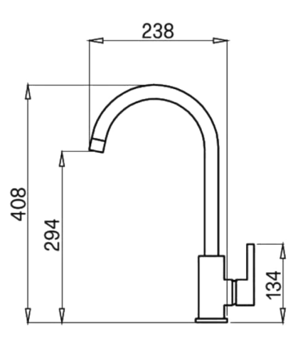Elleci CADDY C01 Bateria zlewozmywakowa  wymiary BudoHurt.com.png
