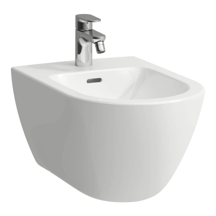 Laufen PRO X Bidet podwieszany, z otworem na baterie na środku, z przelewem. H8308600003021 (7).jpg