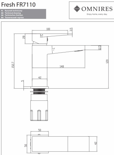 BudoHurt.com Łódź Omnires Fresh FR7110 wymiary.jpeg