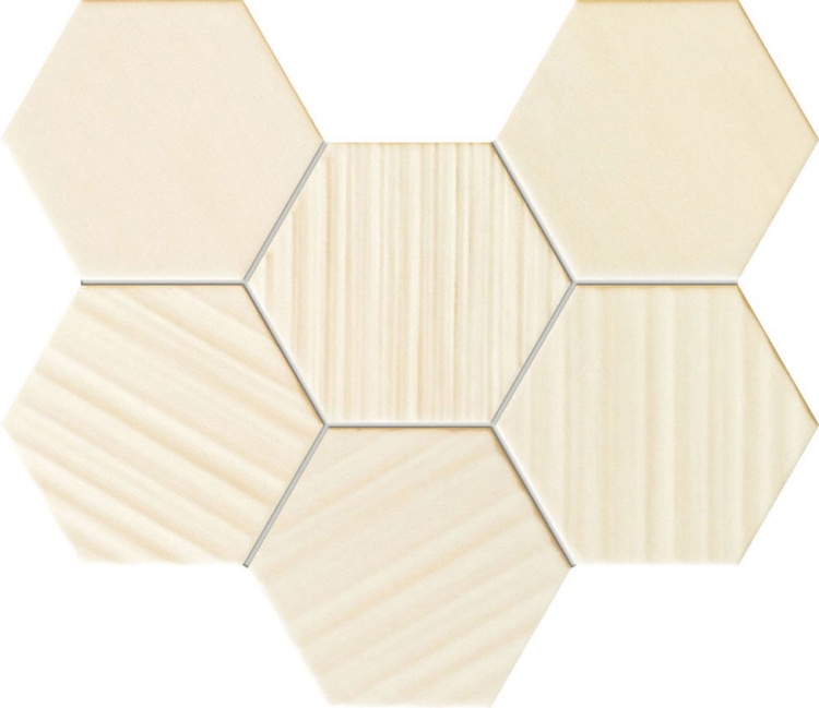 Tubądzin HORIZON HEX IVORY MOZAIKA 28,9X22,1 BudoHurt.com Łódź.jpg